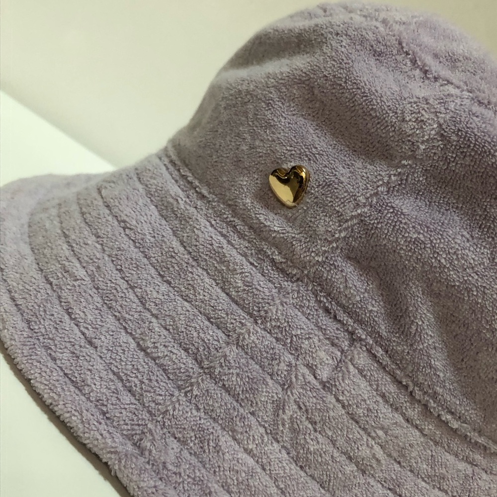 Stoney Clover Lane x Target Terry Cloth Embossed Hearts Bucket Hat - Picture 2 of 10